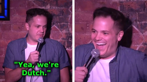 Amerikaanse comedian treft Nederlandse toeristen aan in de comedyclub