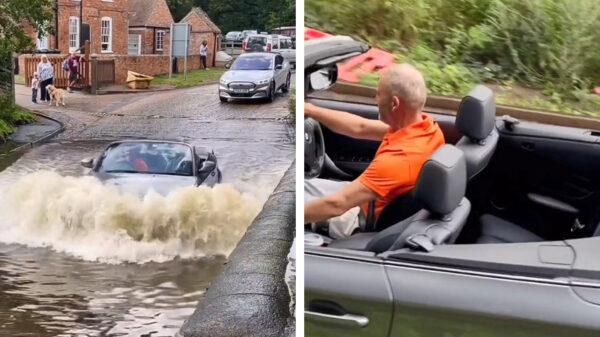 Zondagsrijder pakt plasje en helpt zijn BMW naar de gallemiezen