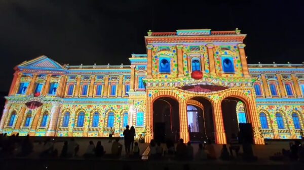 Projection Mapping op museum in Singapore ziet er compleet onwerkelijk uit