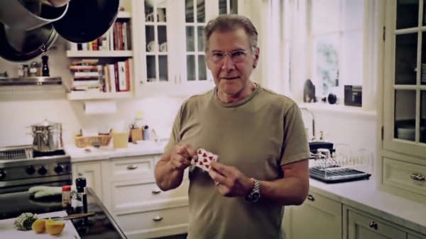 Classic: die keer dat Harrison Ford illusionist David Blaine uit zijn huis gooide