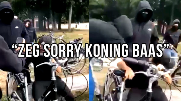 Bloed onder de nagels video uit Veendam: jongen krijgt klappen van bivakmutsen