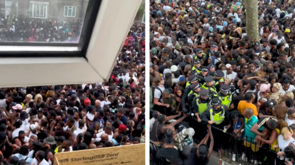 Nieuwe beelden laten de chaos van Notting Hill Carnival 2022 zien