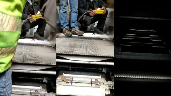 Altijd al eens een rondje op een roltrap willen meedraaien?