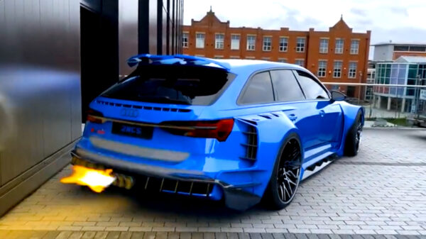 Niet iedereen in de buurt was even blij met zijn nieuwe Audi RS6