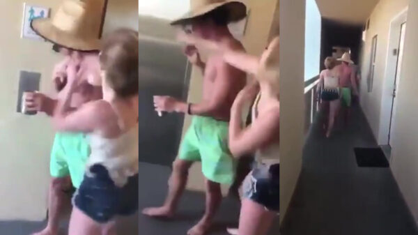 Knakker krijgt klappen van meisje maar heeft Zen-achtige zelfcontrole