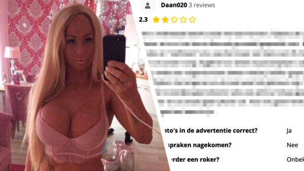 Daan heeft Barbie een uurtje gehuurd en geeft haar een score van 2 uit 5 sterren