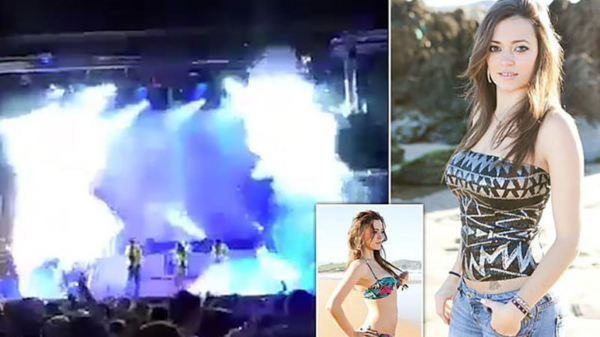 Bizar: Spaanse popzangeres Joana Sainz García overleden door ontploffend vuurwerk tijdens optreden