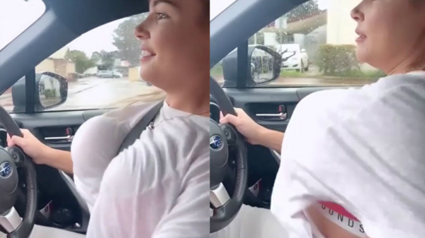 Vrouw heeft zich opgeworpen als professionele airbag-tester