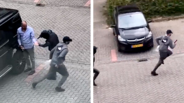 Beelden van capuchontuig dat man in Purmerend van zijn horloge berooft