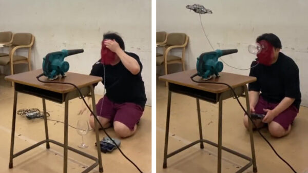 Een alleraardigst trucje voor als je echt tijd teveel hebt