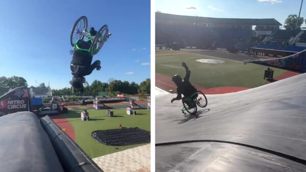 Het bewijs dat je in een rolstoel ook nog prima extreme sporten kunt uitvoeren