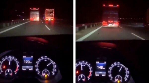 Beroepschauffeurs janken met 170 km/u over de Duitse Autobahn