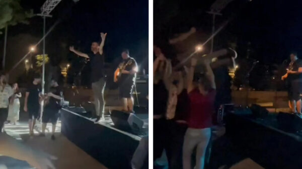 Welkom bij de meest suffe stagedive die je deze maand zult zien