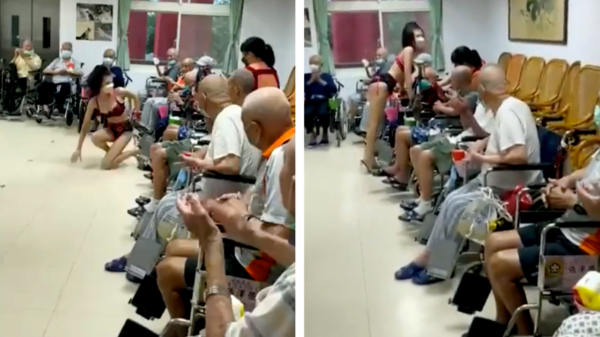 Foei, mag niet: verpleeghuis huurt strippers in voor bejaarden in Taiwan