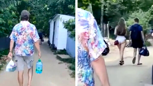 Peter, die ouwe snoepert, heeft opeens ontzettend veel haast