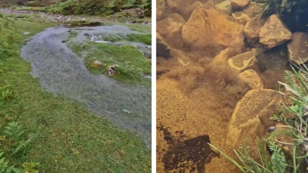 Awesome: zo ziet een nieuwgevormde zoetwaterbron eruit