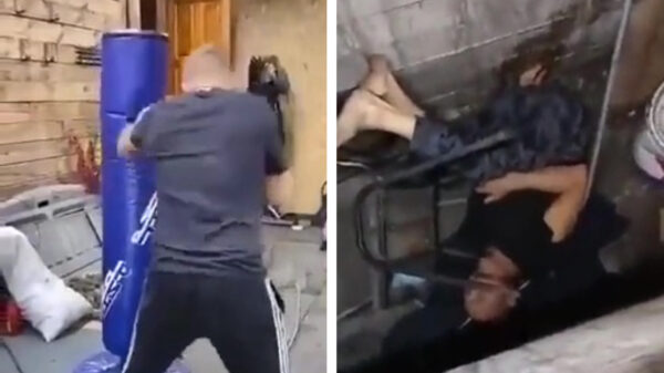 Straalbezopen automonteur is volop in training voor de oorlog