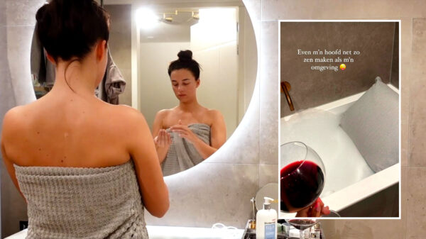 Influencer Nina Warink verwijdert story waarop ze iets teveel zien tijdens het badderen