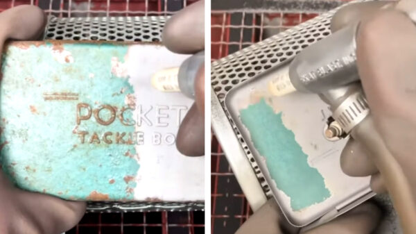 Door zooi te zandstralen verkoop je het gewoon als nieuw