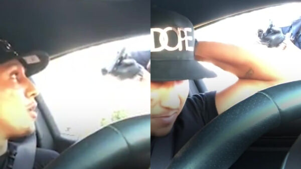 Amerikaanse agente trekt pistool tijdens simpele aanhouding wegens te donkere autoruiten