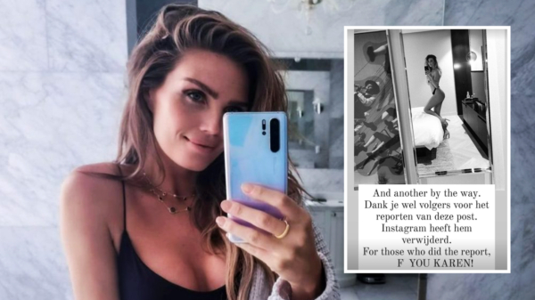 Kim Feenstra bloedlink op Instagram nadat 'te expliciete foto' wordt verwijderd