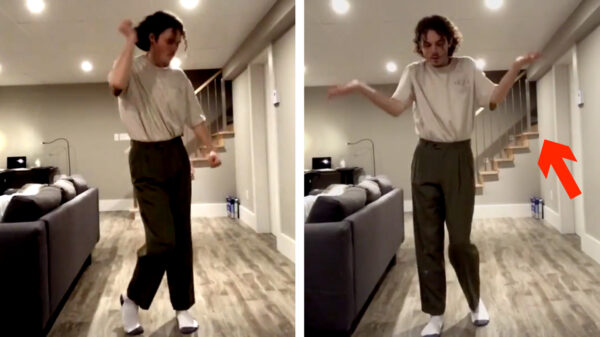 Home alone, of toch niet? Dansvideo gaat viral nadat mensen creepy figuur zien