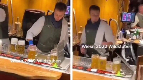 Gadverdamme: pullen tijdens Oktoberfest afgetopt met bier uit de lekbak