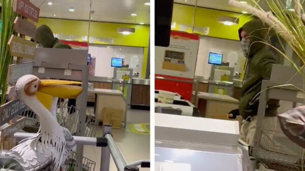 Overvaller in Winterswijk bedankt caissière voor het geld en wenst haar een fijne avond