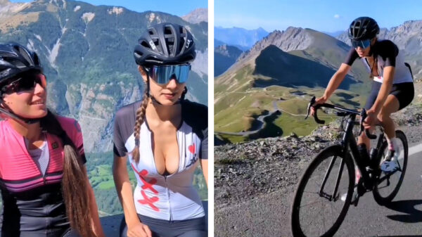 Wielrenster moet ontzettend afzien tijdens de Aandachtstour de France!