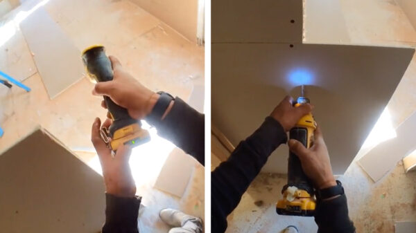 Hoe lekker is het om naar een vakman te kijken die wél kan klussen!?