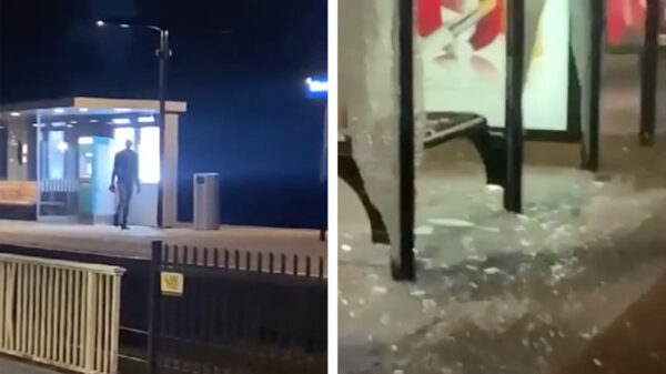 Station in Winsum gesloopt door een idioot gewapend met een baksteen