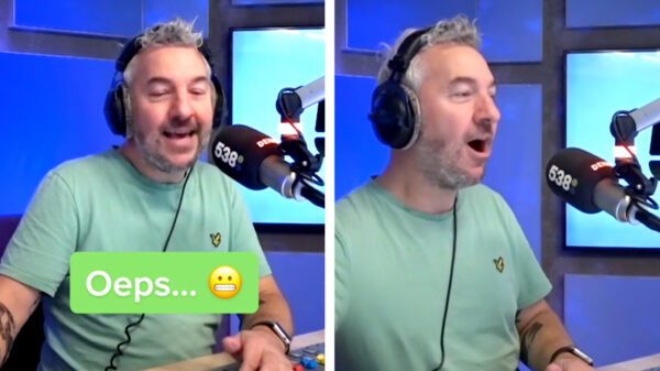 Radio 538-dj Dennis Ruyer stelt nèt de verkeerde vraag tijdens de uitzending