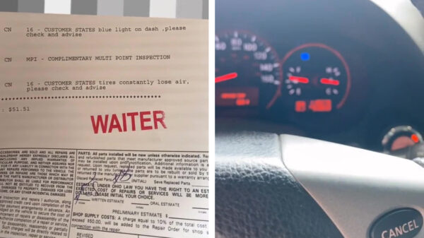 Help meneer de monteur, het blauwe lampje op mijn dashboard brandt!