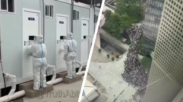 In China gaan ze nog steeds compleet krankzinnig met het coronavirus om