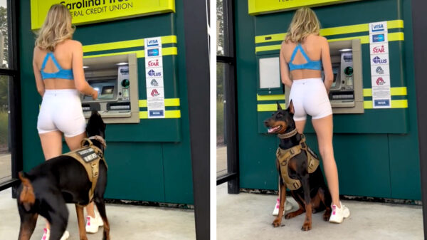 Ben je niet bang als je in je eentje geld gaat pinnen?