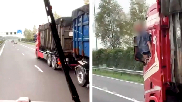 Bedrijf ontslaat vrachtwagenchauffeur die achterlijke actie uithaalt op snelweg