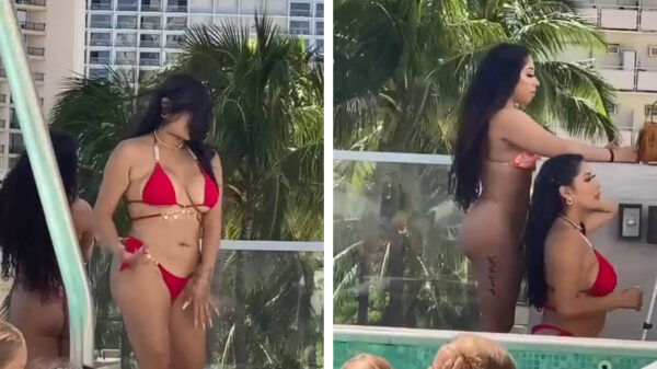 Het familiezwembad is de ideale plek om je nieuwe TikTok-dansje te oefenen