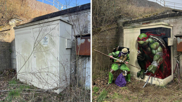 Een nieuwe lading 3D-graffitikunst van Pierrot Berto a.k.a. SCAF