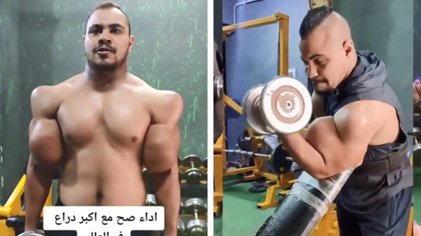 Ook deze Arabische syntholgebruiker is ontzettend trots op zijn kernwapens