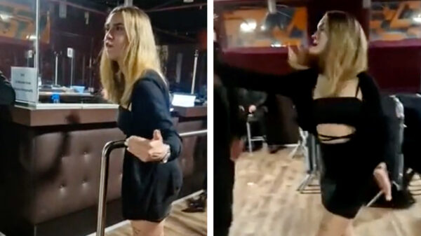 Duitse vrouw deelt klap uit aan Russische uitsmijter en heeft daar metéén spijt van