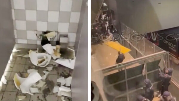 Pisnijdige Feyenoord-hooligans slopen wc's na nederlaag in Graz