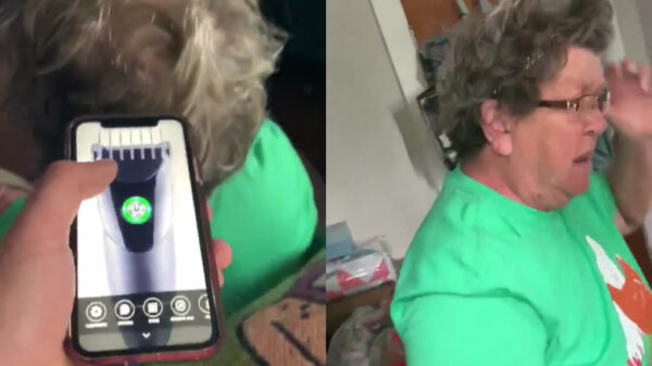 Pret met je oma en een tondeuse-app