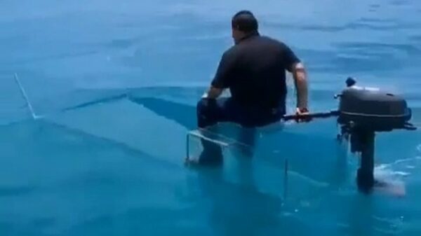 Heb je wel eens een transparante boot gezien?