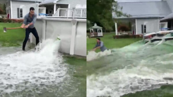 Man heeft uiterst effectieve manier om zwembad leeg te laten lopen