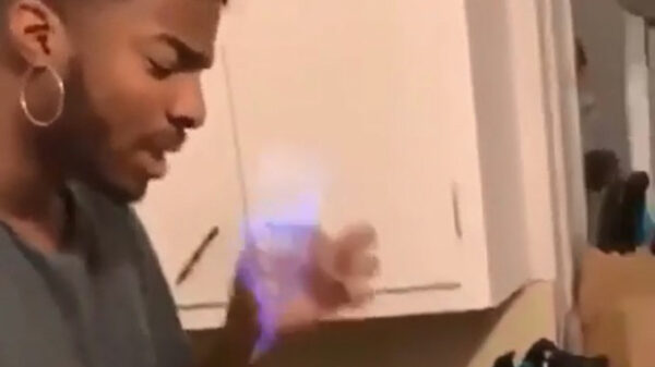 Amateur faalt hard tijdens brandend shotje