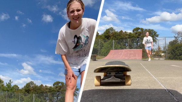 Losgeslagen skateboard maakt einde aan scherm van gloednieuwe telefoon