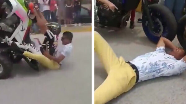 Ritje achterop de quad laat een pijnlijke BURN achter