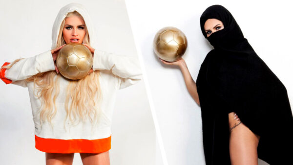 Ophef door controversiële WK-fotoshoot van Miss BumBum-winnaar Marina Smith