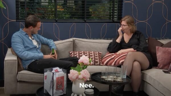 Ondertussen in Lang Leve de Liefde: meid, heb je nog nooit wijn gehad??