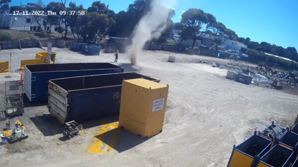 Wel eens live bij de geboorte van een wervelwind geweest?